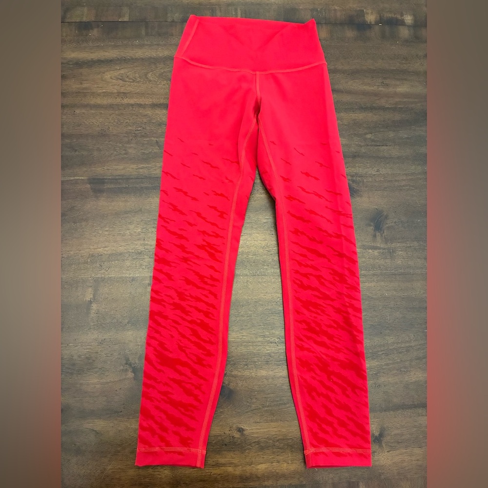 Lululemon Lunar New Year Wunder Under High-Rise Tight 25" Leggings 4 Dark Red